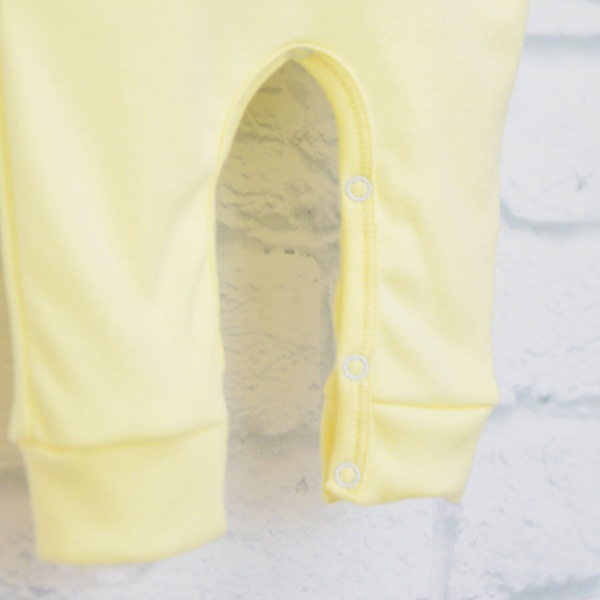 Ромпер-реглан унисекс Blanka Обнимашки р.86 желтый 12932 