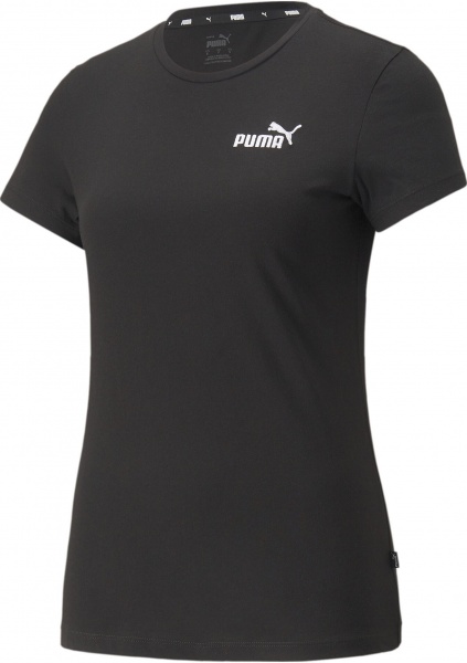 Футболка Puma ESS+ EMBROIDERY TEE PUMA BLACK 84833101 р.L чорний
