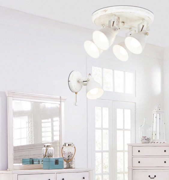 Спот Rabalux Vivienne 5968 3x40 Вт E14 античний білий 