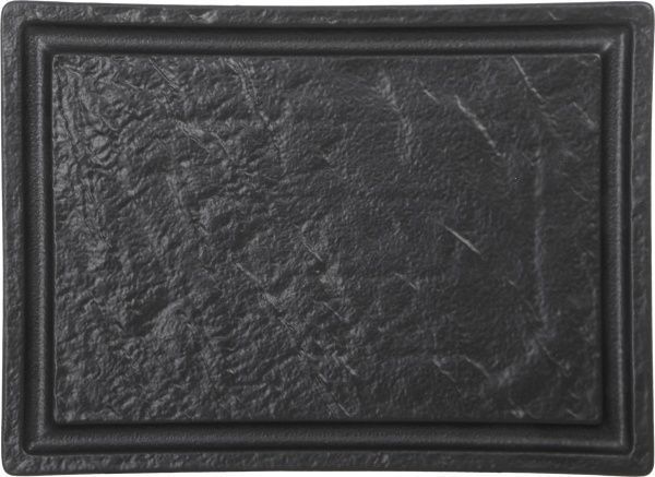 Блюдо прямокутне Lavastone Black 33,5х23,7 см 