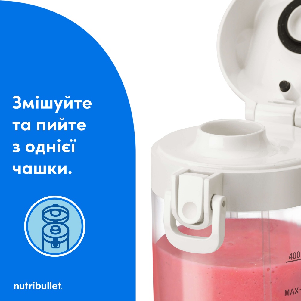 Блендер портативный NUTRIBULLET NBP003W