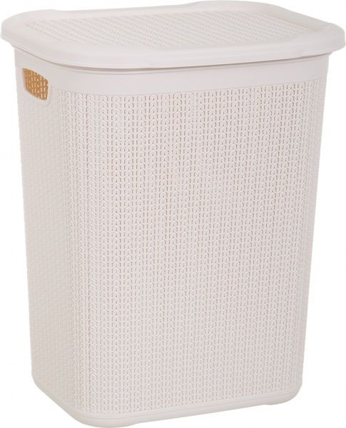 Кошик для білизни Ucsan Plastik кремовий