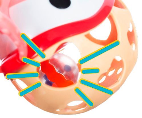  Bebelino Мягкий мячик-кот 58058