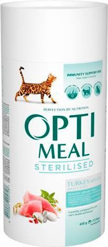 Корм Optimeal с индейкой и овсом 2х650 г