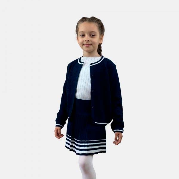 Кофта для дівчинки ART KNIT Герда синя р.116-122 синій