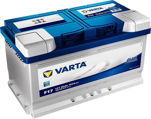 Аккумулятор автомобильный Varta BLUE DYNAMIC 80А 12 B 580406074 «+» справа