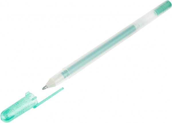 Ручка гелевая Sakura Metallic Зеленая 