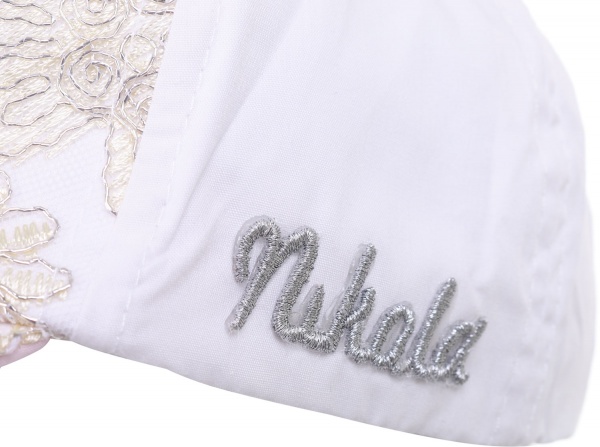 Кепка для дівчаток Pampona 21 L 04 р.48 білий 