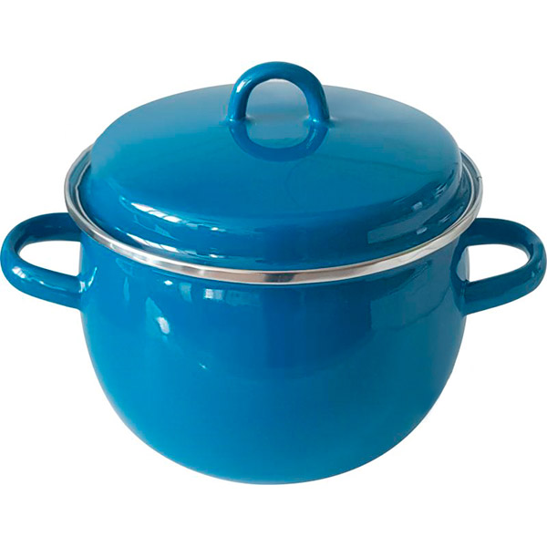 Кастрюля с крышкой эмалированная Аквамарин 3,5 л I19131/4 Idilia
