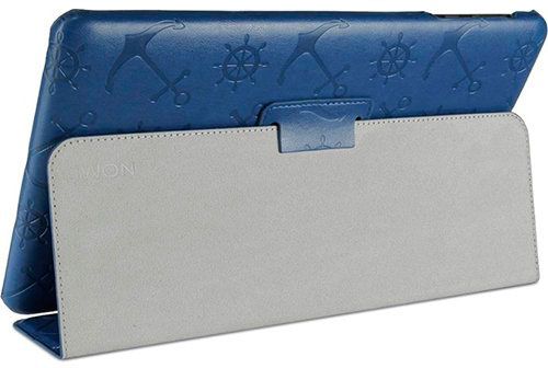 Чехол Nomi Slim PU Pattern С10103 универсальный 9-10.1” blue (252891)