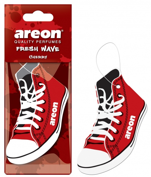 Ароматизатор підвісний АРЕОН Фреш Вейв (кеди) Cherry