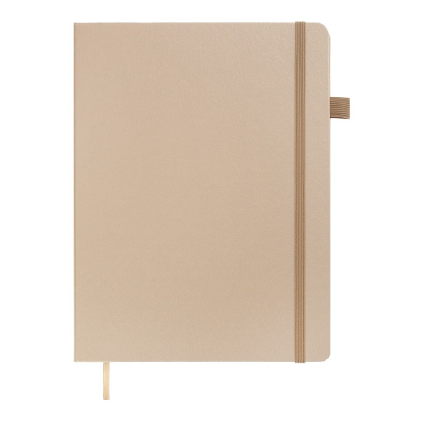 Книга для нотаток Etalon 190x250 мм 96 арк. клітинка золотий Buromax