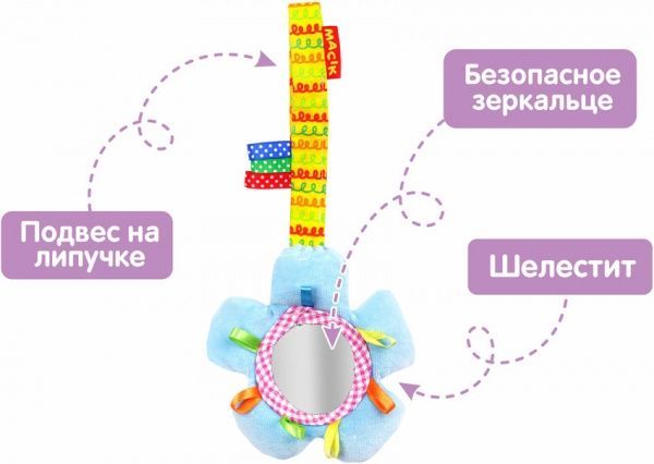 Игрушка-подвеска Macик Зеркальце МС 110603-04