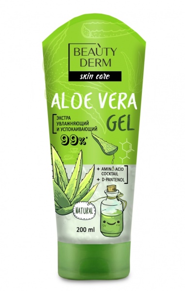 Гель-бальзам Beautyderm Активный алоэ вера 200 мл
