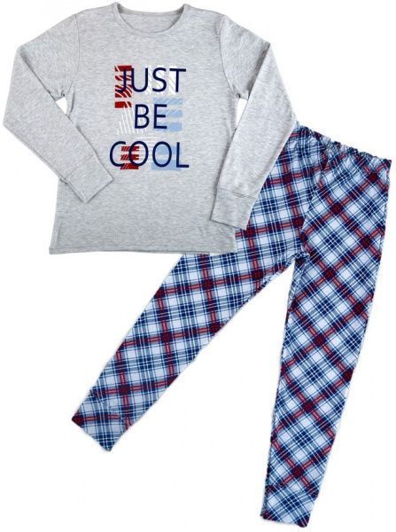 Піжама дитяча Фламінго р.152 ментолтемно-синій 253-212 