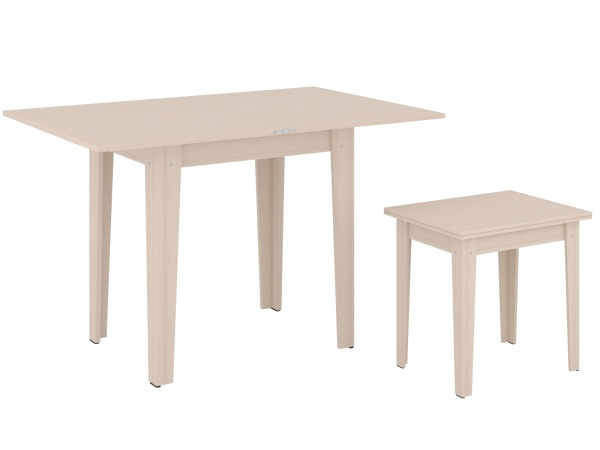 Стол обеденный Милорд 1200х770х800 дуб молочный 