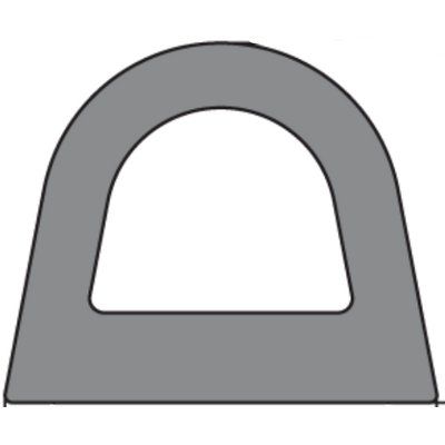 Уплотнитель SD-54 C/4 D 12х10 мм белый