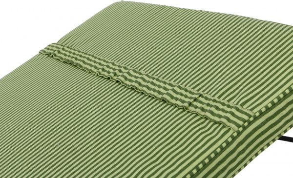 Матрас Bella Vita на шезлонг Torino 1053 зеленый полоска 60х190х4 см
