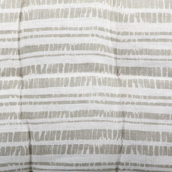 Подушка декоративная серая в полоску 40x40 см