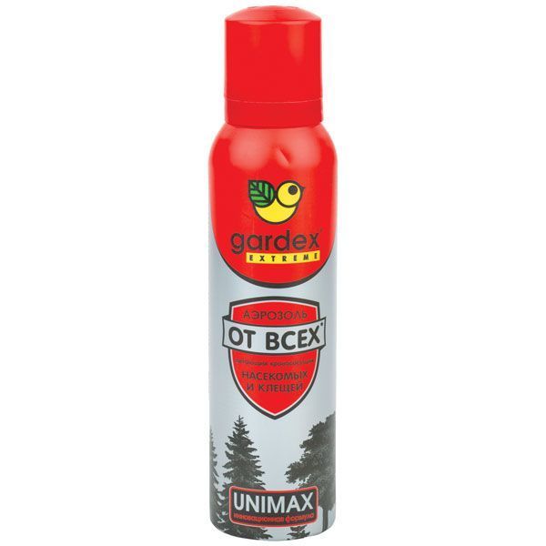 Аэрозоль-репеллент от клещей и комаров Gardex Extreme 125 мл