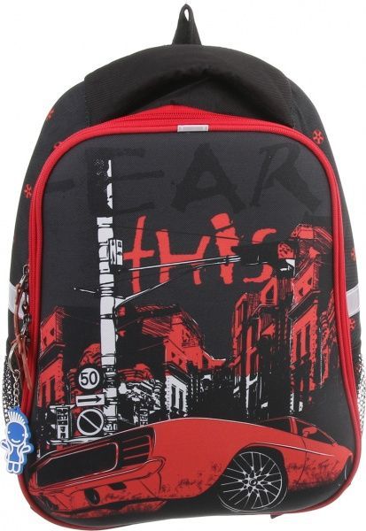 Рюкзак школьный Bagland Черепашка Red Сar