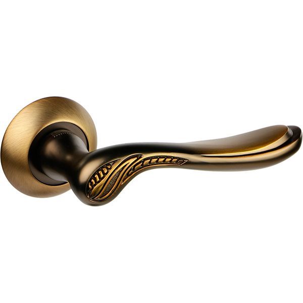 Ручка на розетці Linde A-2011 матова бронза