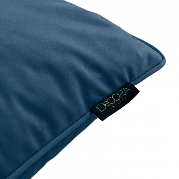 Подушка декоративная VELOUR 60x80 см серо-синий Decora textile 