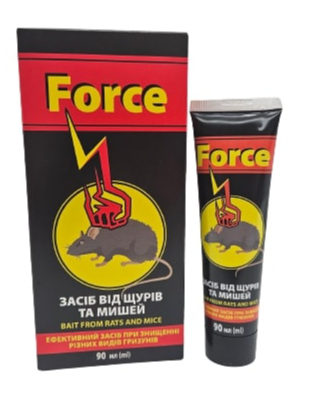 Приманка для мышей и крыс Force 90 мл