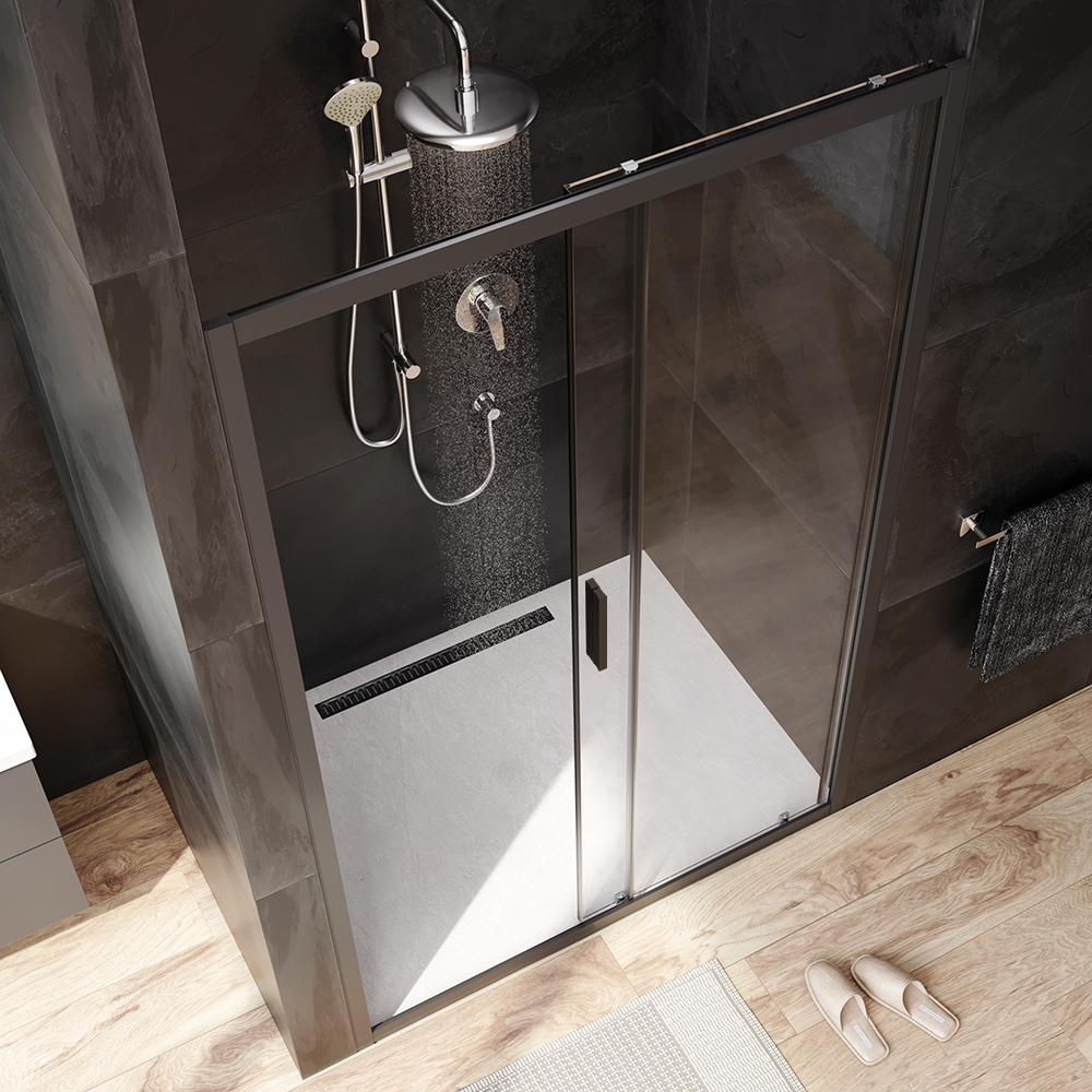 Душевые двери AM.PM W90UG-120-1S-195BT Gem Solo Slide 120x195 см, раздвижные