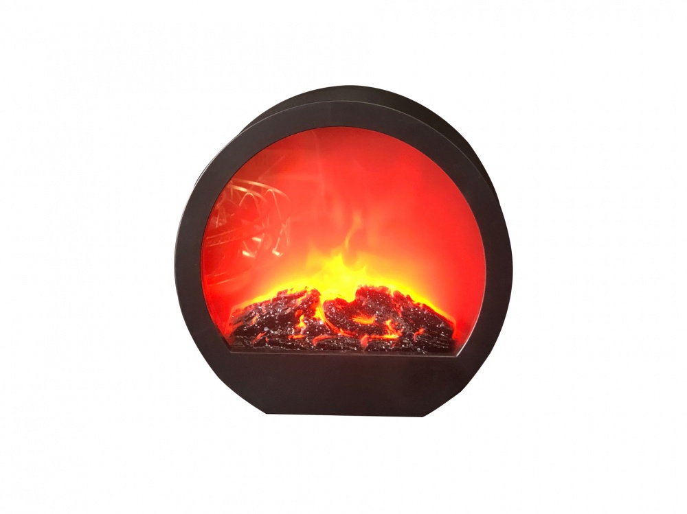 Свеча LED камин 25х9х23 см черный Sensio