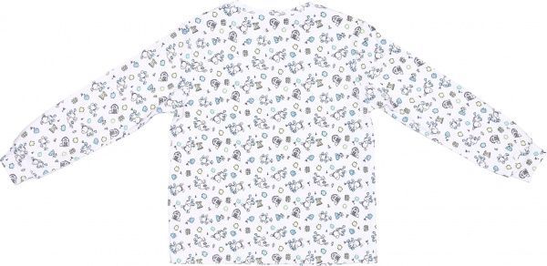 Пижама для мальчиков Фламинго р.128 белый с принтом 000-010 