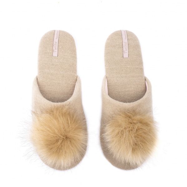 Тапки домашние Twins р. 38/39 бежевый ЕП 