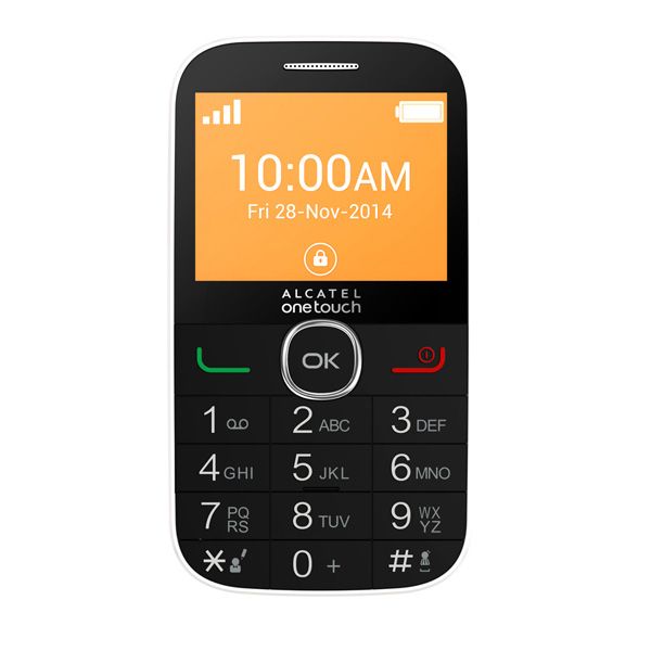 Телефон мобільний Alcatel One Touch 2004C white