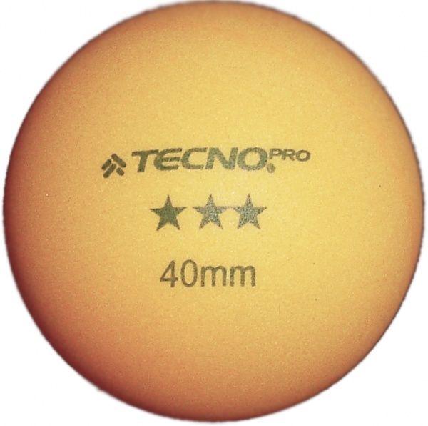 Мячи для настольного тенниса TECNOPRO 3 Star TT-Ball-3 66962-219 