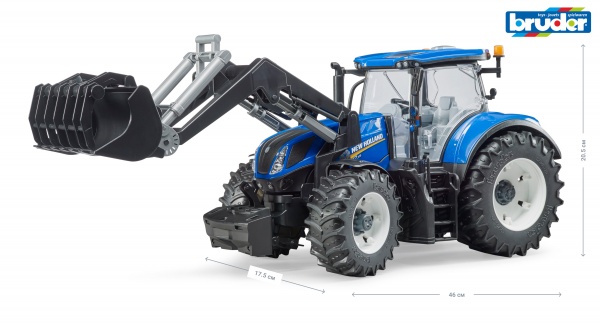Трактор Bruder New Holland с погрузчиком 1:16 03121