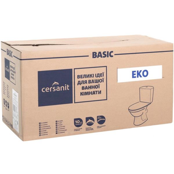 Компакт Cersanit Eko 2000 U-KO-E010-3/6-P с сиденьем