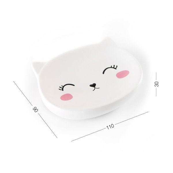 Мыльница Cute Cat BA-20 White