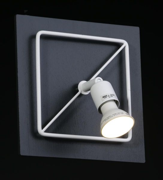 Бра Nowodvorski 9725 1x35 Вт GU10 черный с белым Coba 