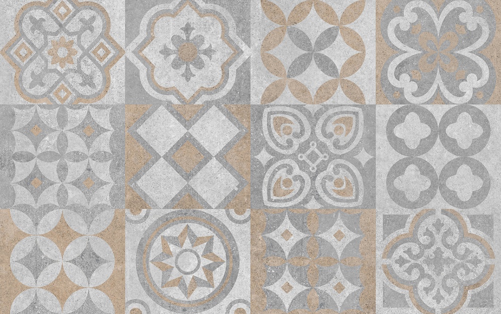 Плитка Golden Tile Stark Punch grey SK2161 25x40 см