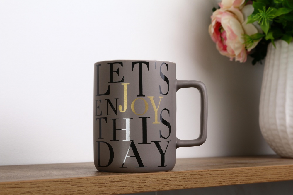 Чашка Fiora Vogue Grey 400 мл