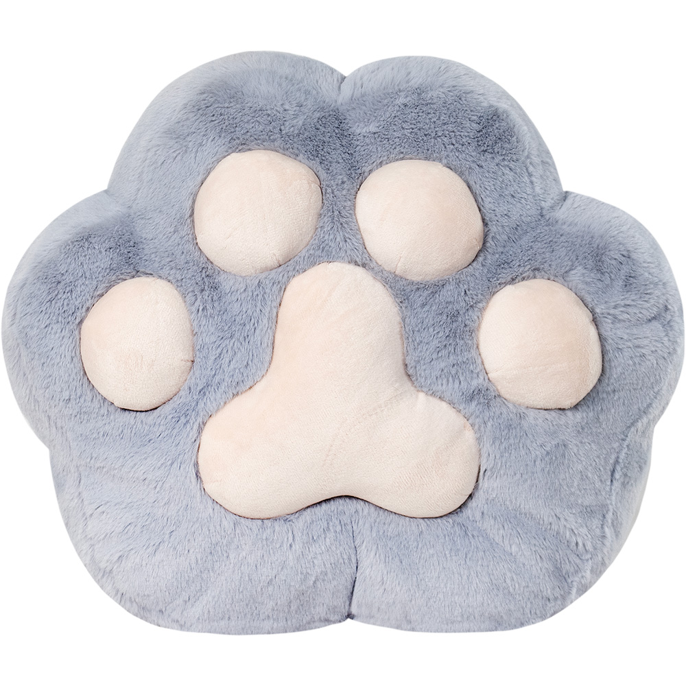 Подушка декоративная Лапка 22x40 см серый Stip