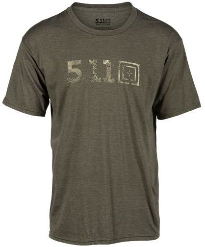Футболка 5.11 Tactical р. XL [223] Military Green Heather 