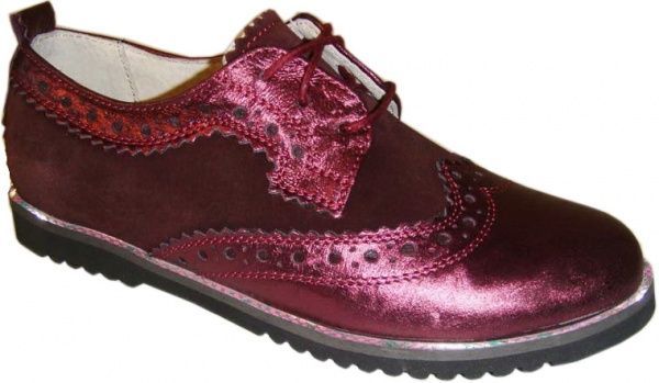 Туфлі для дівчаток Bistfor р.32 бордовий 87320/382/904 