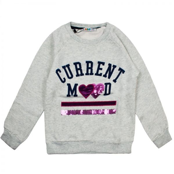 Кофта для девочки ALG р.134 темно-серый 78626 