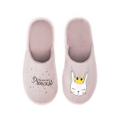 Тапки домашние Twins HS-OZ замшевые с рисунком р.36/37 персиковый 