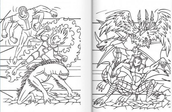 Книга «Fine Art: Склади й розфарбуй. Супергерои» 978-966-74-6660-2