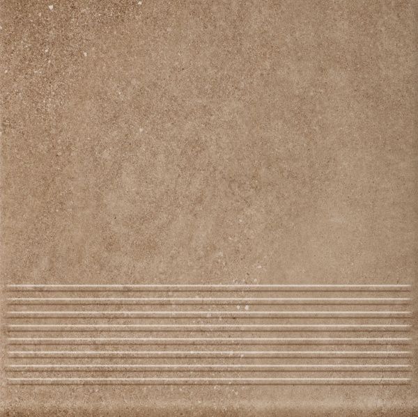 Клинкерная плитка Mattone Sabbia Beige Stopnica Prosta 30x30 Ceramika Paradyz