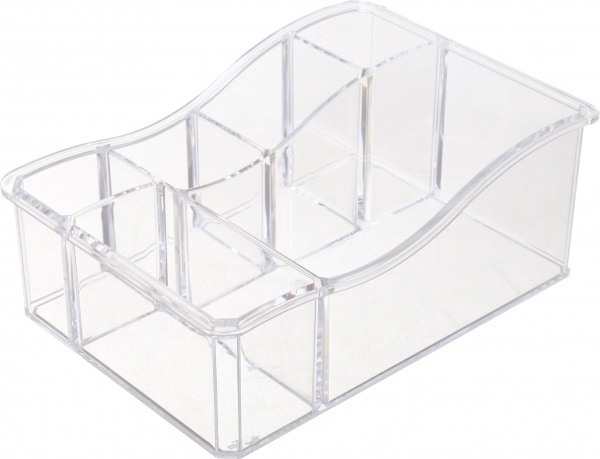 Органайзер для косметики Luna 23.8x16.8x9.2 см прозорий 