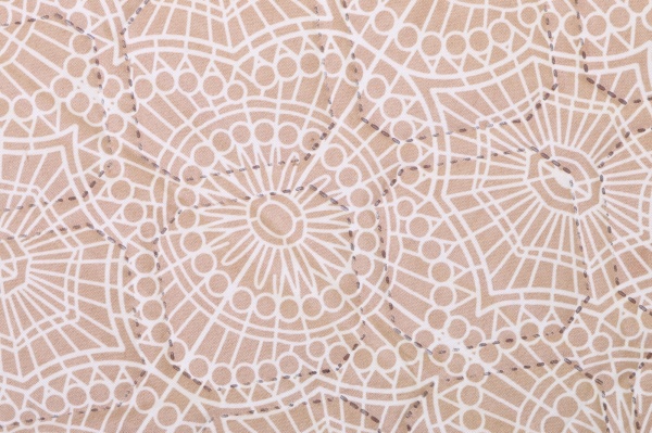 Покрывало Florence 145x210 см UP! (Underprice) бежевый с рисунком