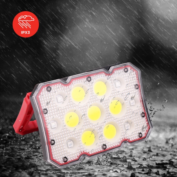 Фонарь прожекторный Quantum Worklight QM-FL2030 Worker 15W COB+LED с функцией Power Bank